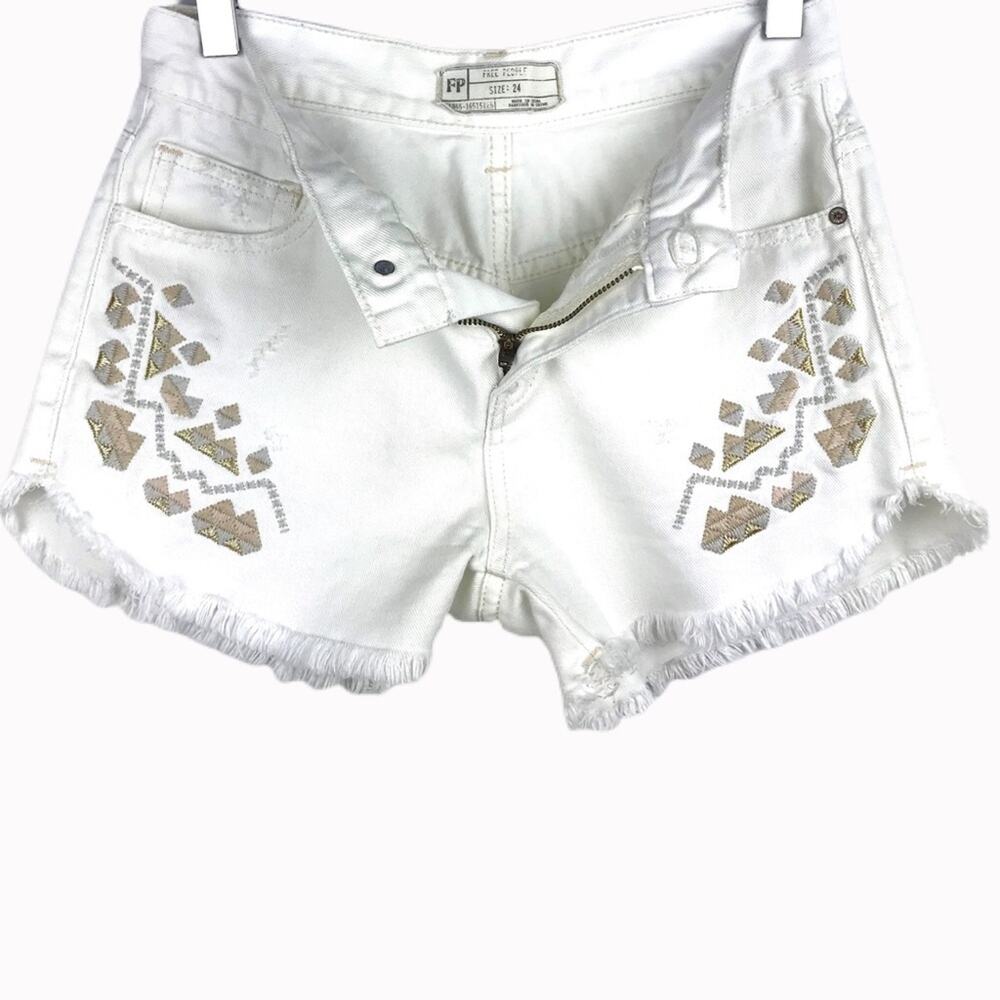 Free People Tulum Shorts Size 24 - Picture 3 of 13